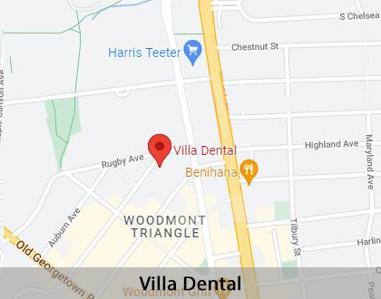 Map image for Family Dentist in Bethesda, MD