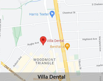 Map image for Implant Dentist in Bethesda, MD